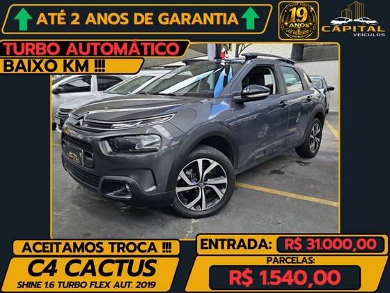CITROËN C4 CACTUS 1.6 THP FLEX SHINE PACK EAT6
